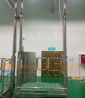 牛屠宰裝備雙柱氣動起落臺